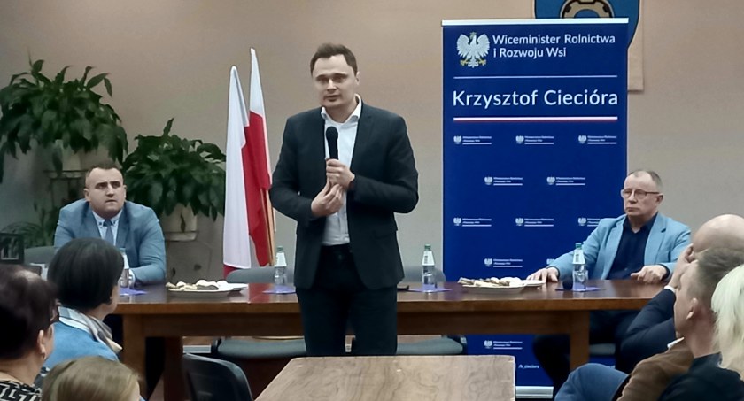 Wiceminister rolnictwa Krzysztof Ciecióra: - Tylko znając problemy Małej Ojczyzny można planować rozwój kraju