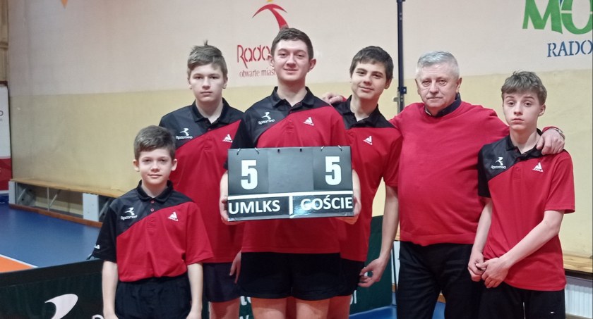 Tenis stołowy. Remis rezerw UMLKS-u. RTS Sokół i TKS II Kamieńsk przegrały