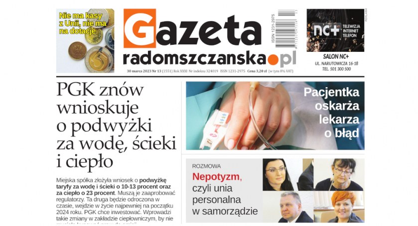 Sprawdźcie, o czym przeczytacie w najnowszym wydaniu Gazety Radomszczańskiej