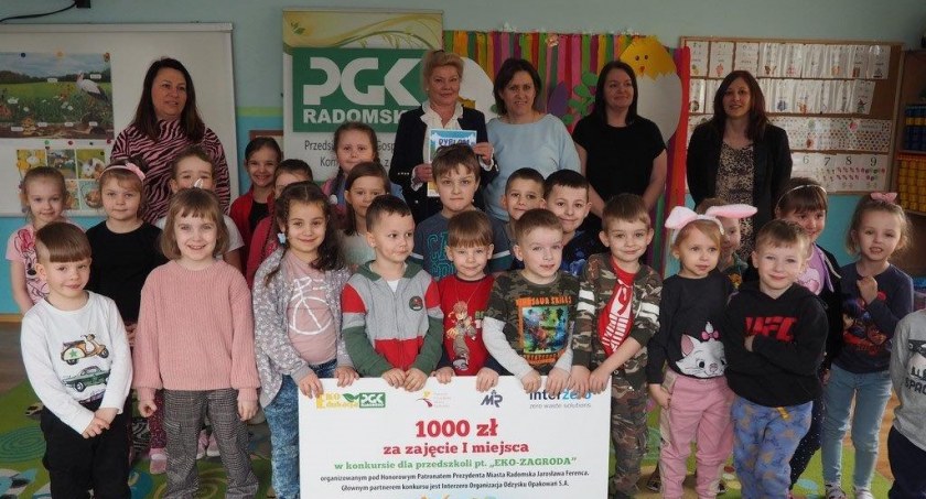 Publiczne Przedszkole nr 3 zwyciężyło w konkursie „Eko – Zagroda” Przedsiębiorstwa Gospodarki Komunalnej