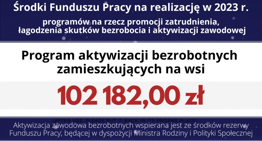 PUP: Mamy dodatkowe środki, sporo pieniędzy na walkę z bezrobociem. O naborach poinformujemy. Wkrótce
