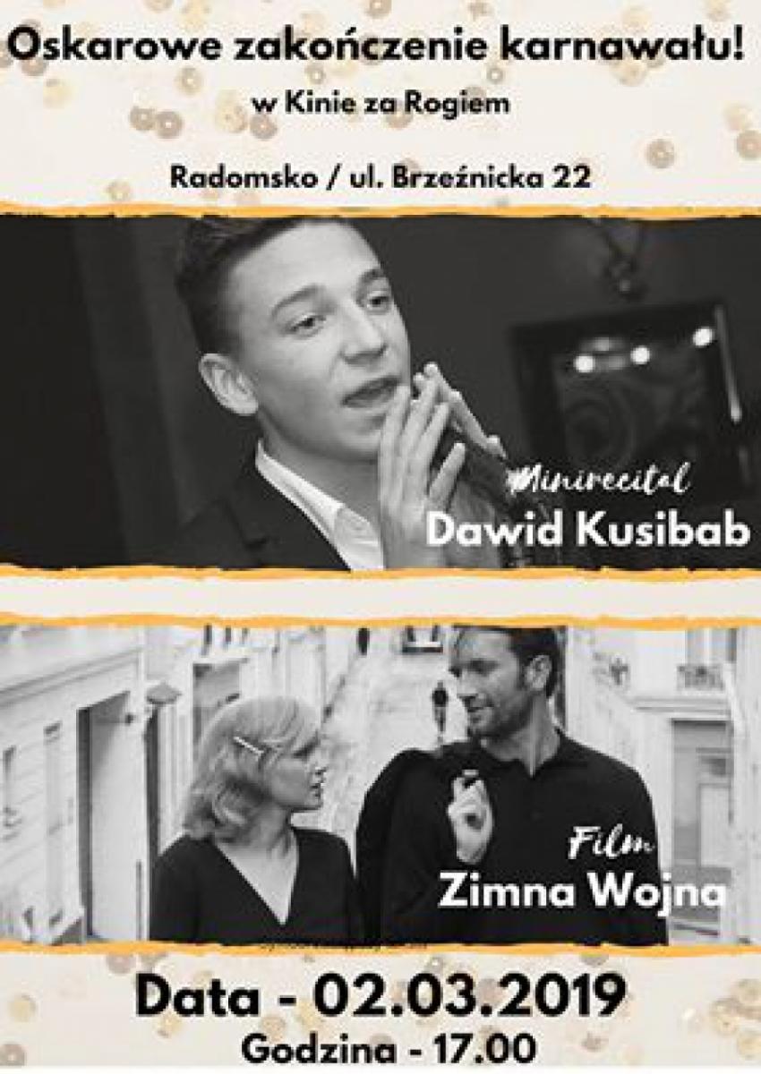 W kinie za rogiem oskarowo: recital Dawida Kusibaby i 