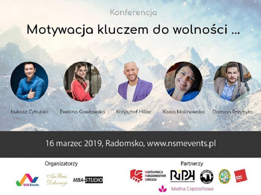 Motywacja kluczem do wolności … Konferencja rozwoju już w marcu