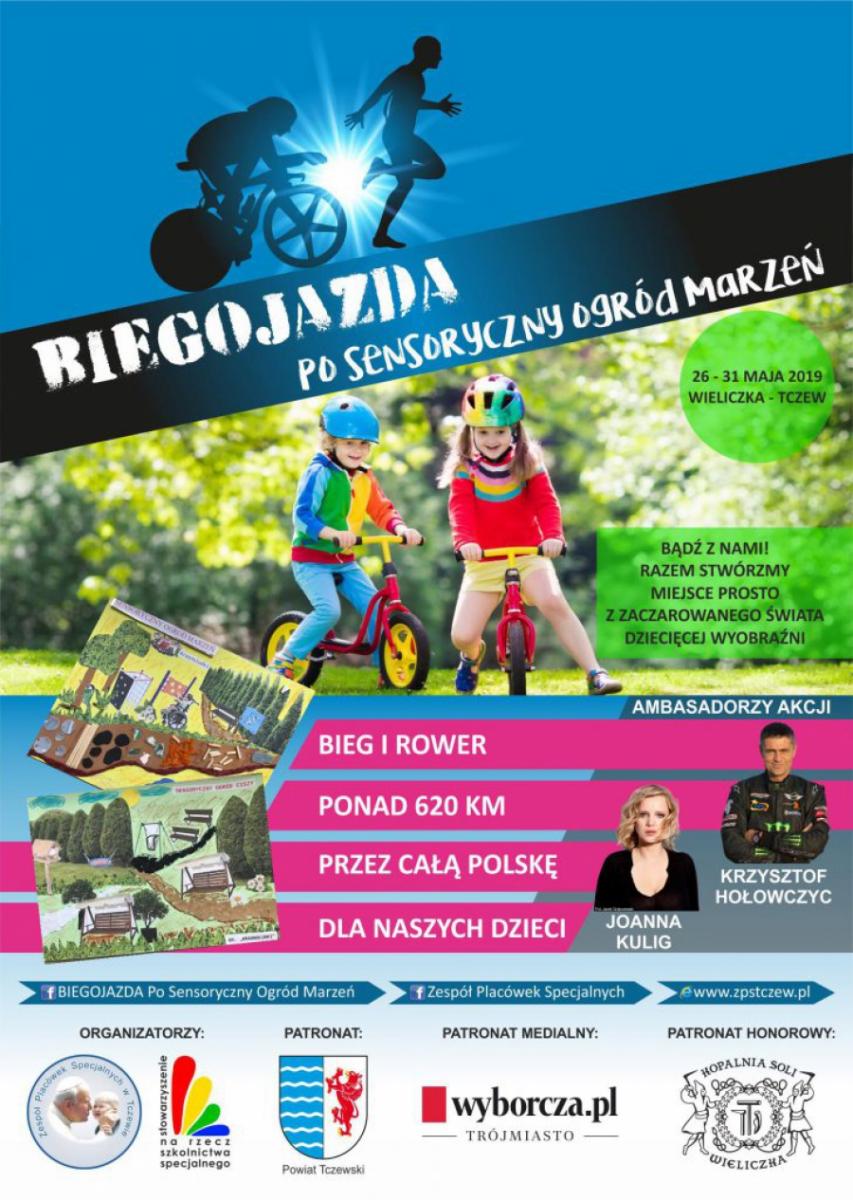 Radomsko na mapie charytatywnej akcji „BIEGOJAZDA po Sensoryczny Ogród Marzeń”
