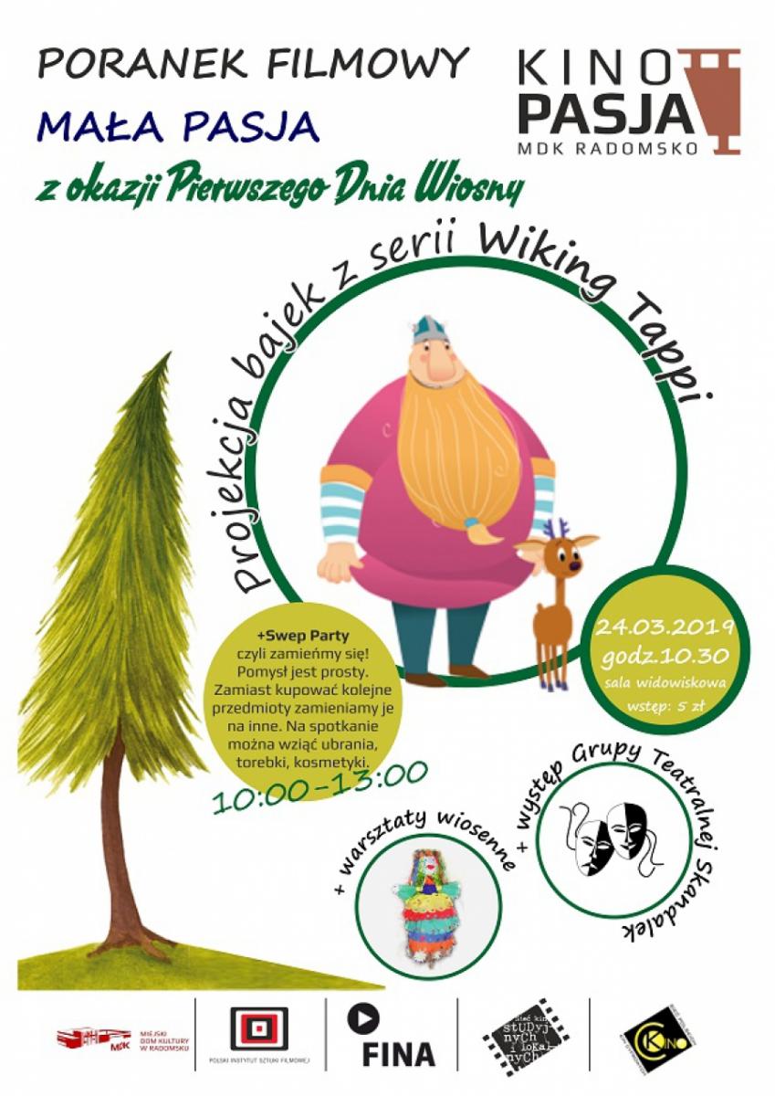 Swep Party i projekcja bajek na Pierwszy dzień wiosny w Miejskim Domu Kultury
