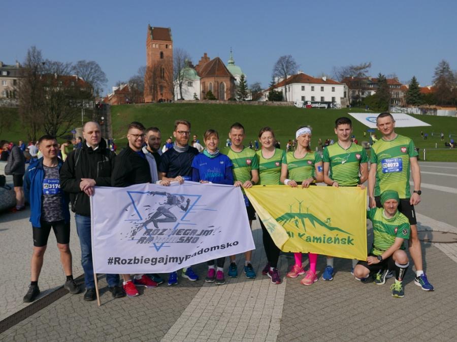 Radomszczanie i kamieńszczanie pobiegli w 14. Półmaratonie Warszawskim