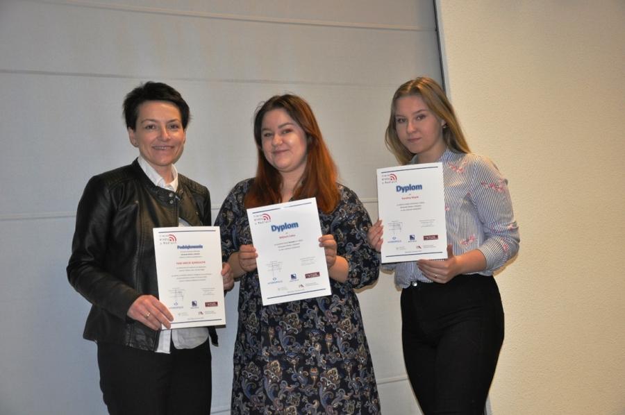 Wiktoria Całus laureatką V Ogólnopolskiej Olimpiady Wiedzy o Mediach