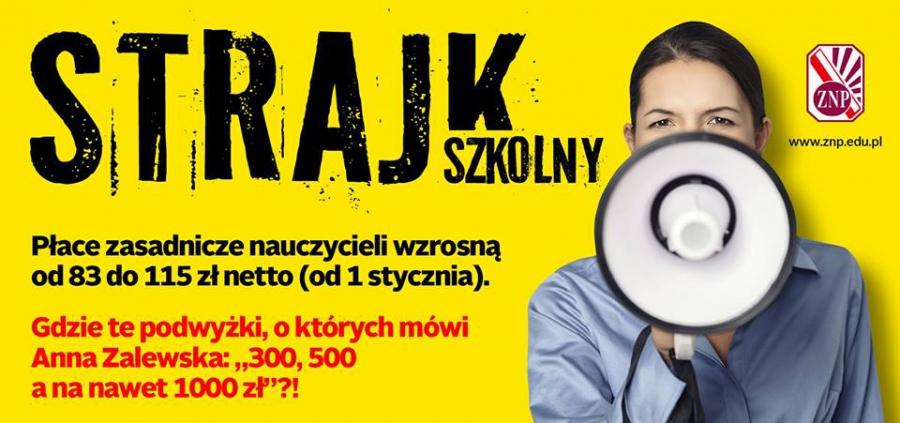 Starostwo też zapłaci nauczycielom za czas strajku. Ale będą musieli odpracować