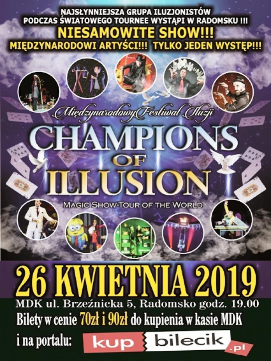 Świat prawdziwej magii zawita do Radomska. Champions of Illusion w MDK