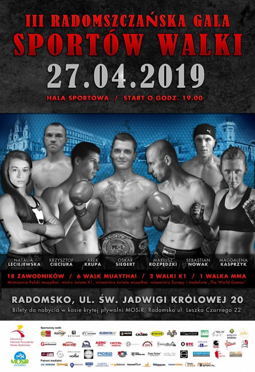 Gala Sportów Walki w Radomsku za dwa tygodnie. Można kupować bilety
