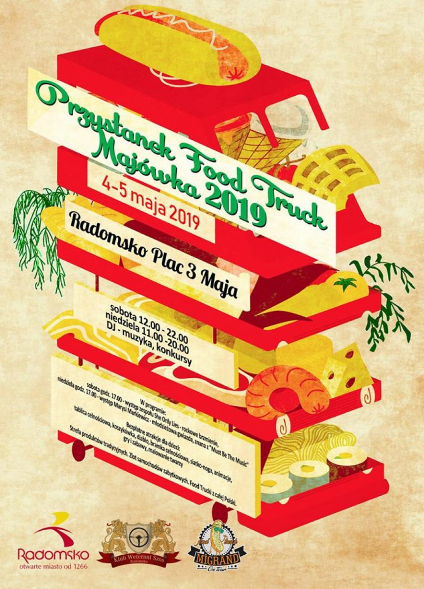 Food Truck 2019: restauracje na kółkach, rock, zlot zabytkowych, czyli majówka