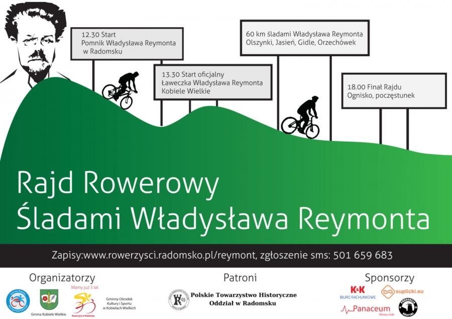 Już w maju rajd rowerowy śladami Władysława Reymonta