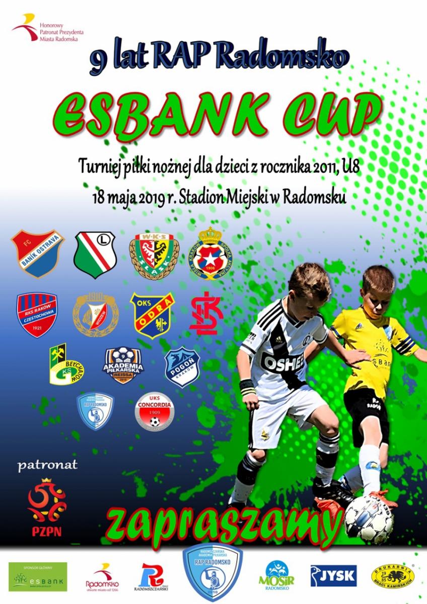 9 lat RAP-u Radomsko. Urodzinowy Turniej Piłki Nożnej „ESBANK Cup”