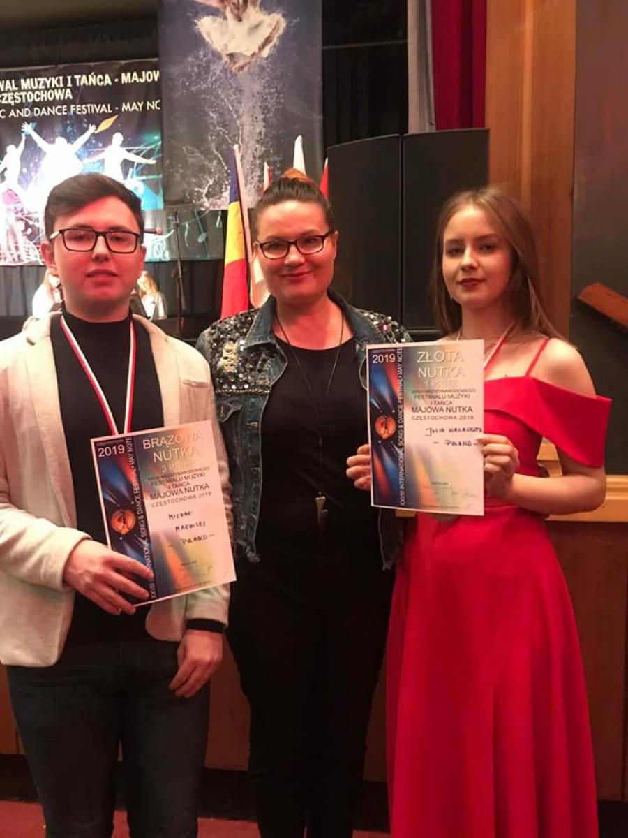 Sukcesy podopiecznych Violetty Ojrzyńskiej na festiwalu Majowa Nutka