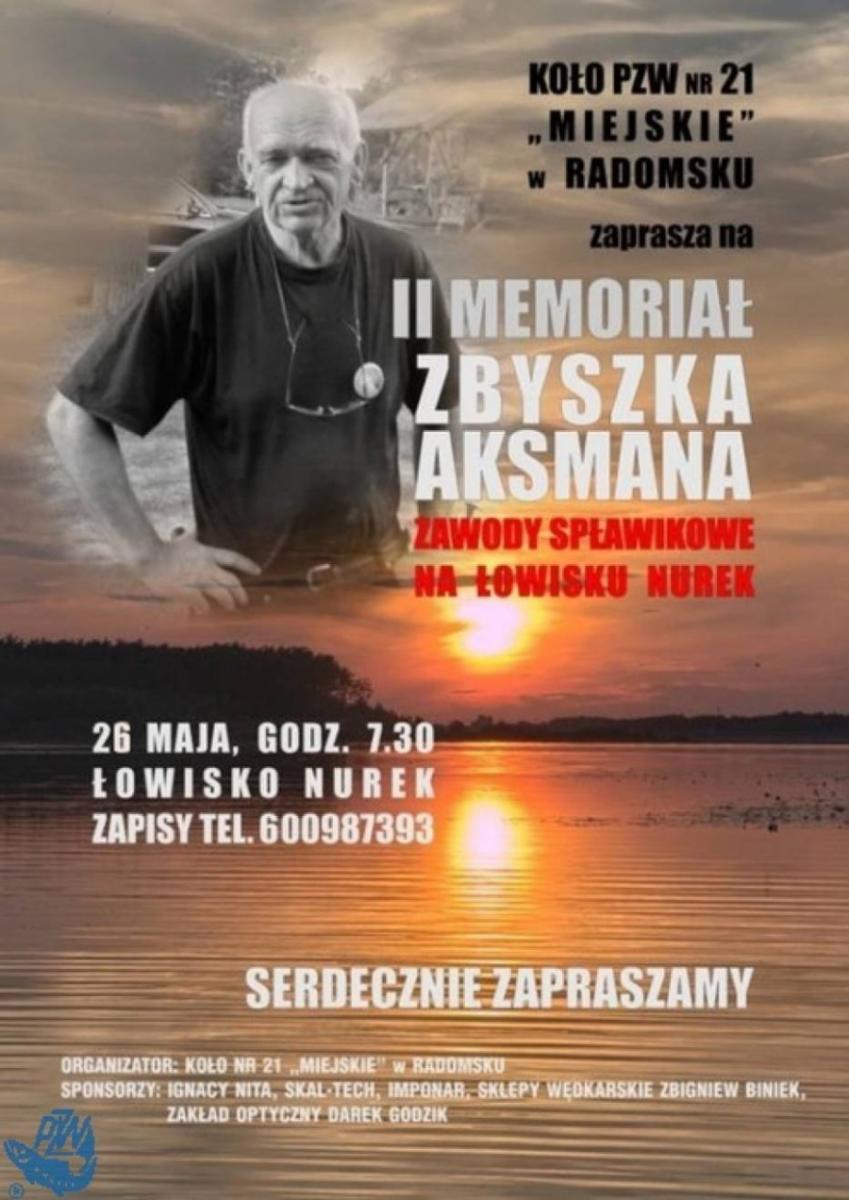II Memoriał Zbyszka Aksmana na zbiorniku Nurek koło Żytna