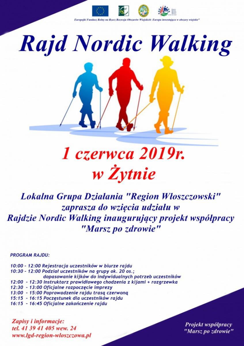1 czerwca Rajd Nordic Walking. Marsz po zdrowie w Żytnie