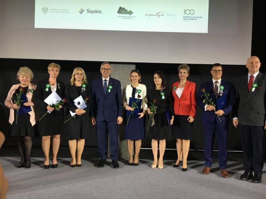 Pracownica PUP Jadwiga Jaguszewska uhonorowana odznaką Primus in Agendo
