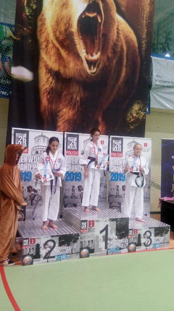 Julia Tatara na III miejscu w Grand Prix Taekwondo ITF w Wieluniu