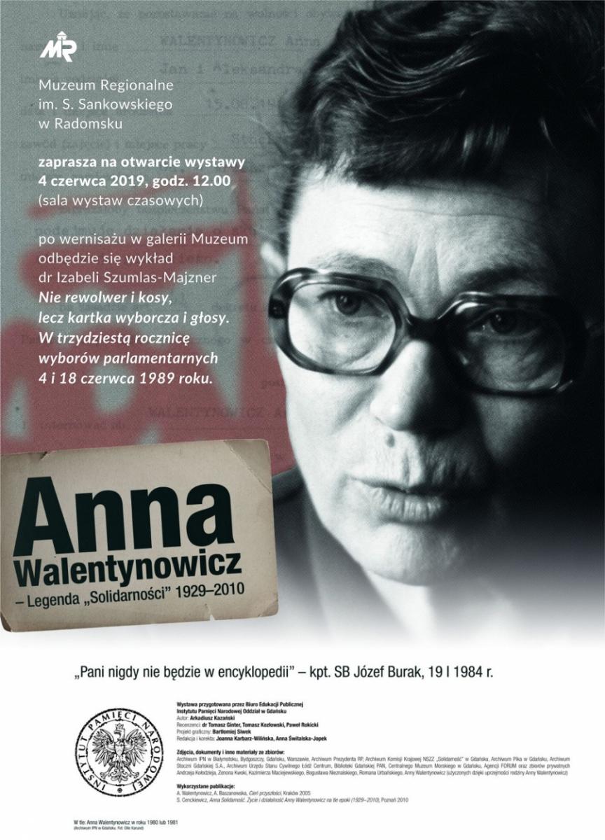 [WYSTAWA W MUZEUM] Anna Walentynowicz - legenda Solidarności