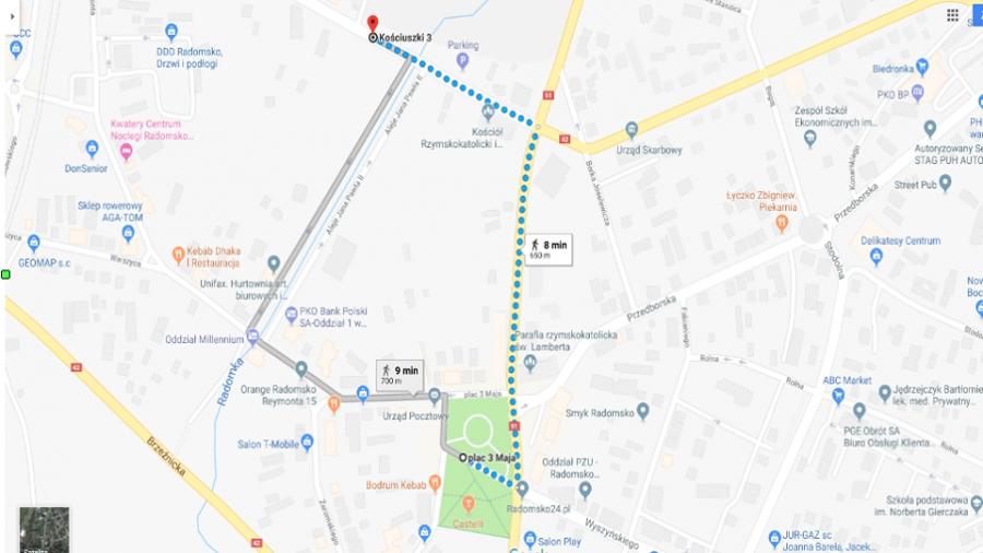 [UWAGA] Utrudnienia w ruchu. Krakowska, Kościuszki, Armii Krajowej zamknięte
