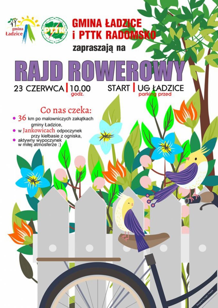 PTTK zaprasza na Rajd Rowerowy po gminie Ładzice