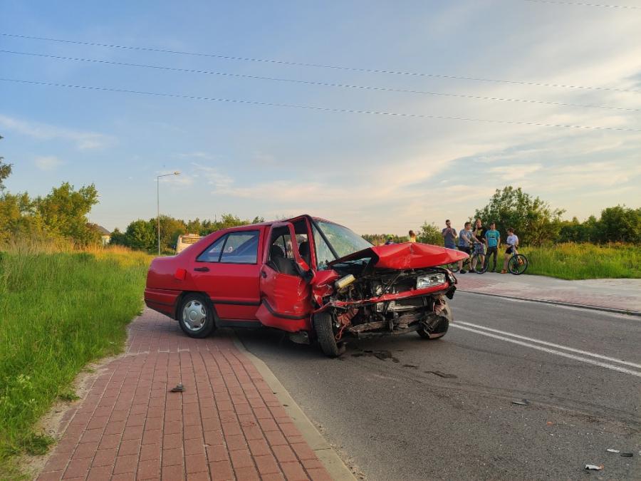 [ZDJĘCIA] Kolizja na Starowiejskiej. Wyglądało groźnie