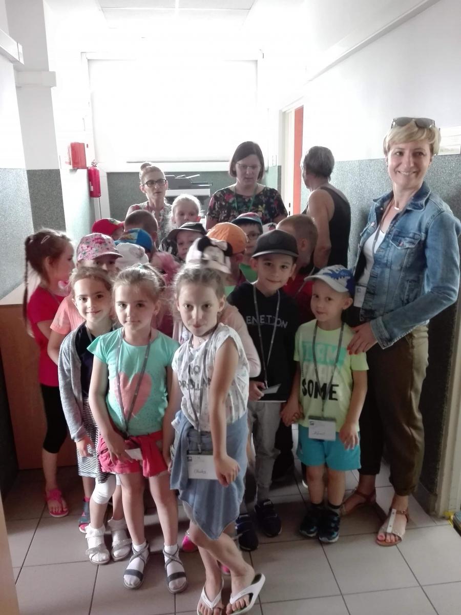 Przedszkolaki w powiatowym biurze ARiMR w Radomsku