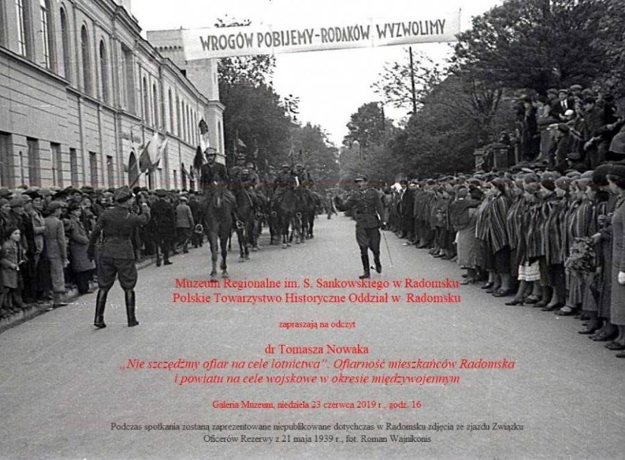 „Nie szczędźmy ofiar na cele lotnictwa”. Wykład Tomasza Nowaka w muzeum