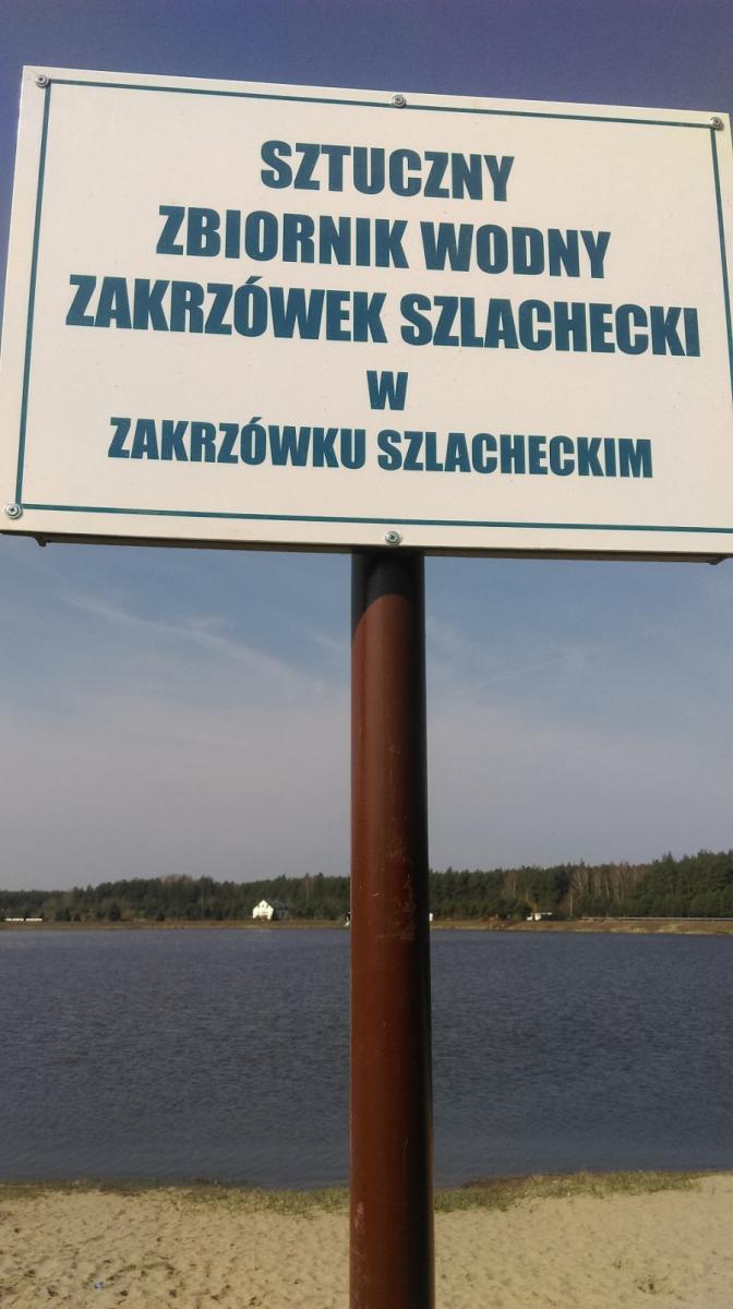 Już oficjalnie: zbiornik jest w Zakrzówku Szlacheckim, nie w Jankowicach