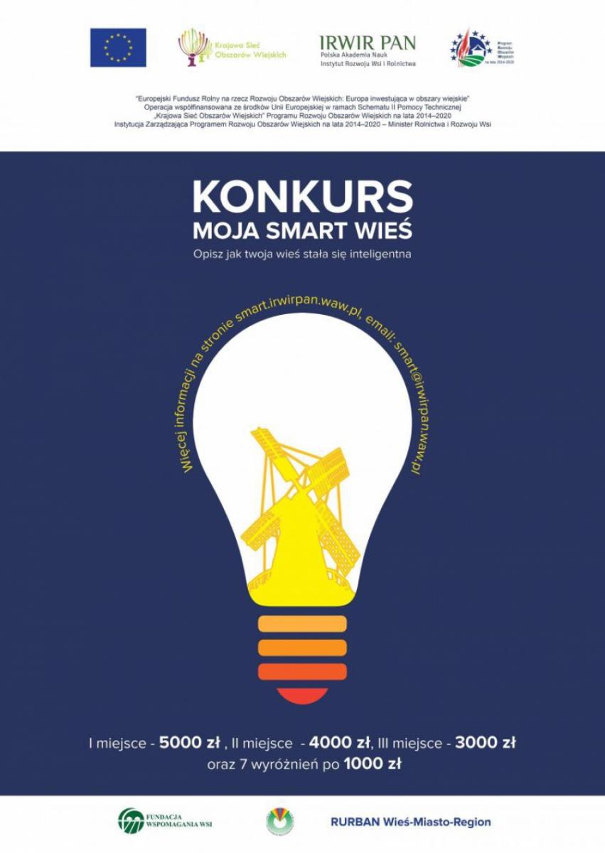 Masz ciekawy pomysł? Zgłoś go na konkurs: Moja SMART wieś - konkurs i wygraj gotówkę!