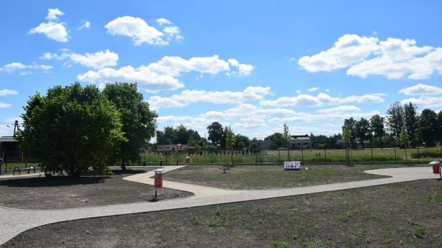 Przy tężni na Wymysłówku powstaje park