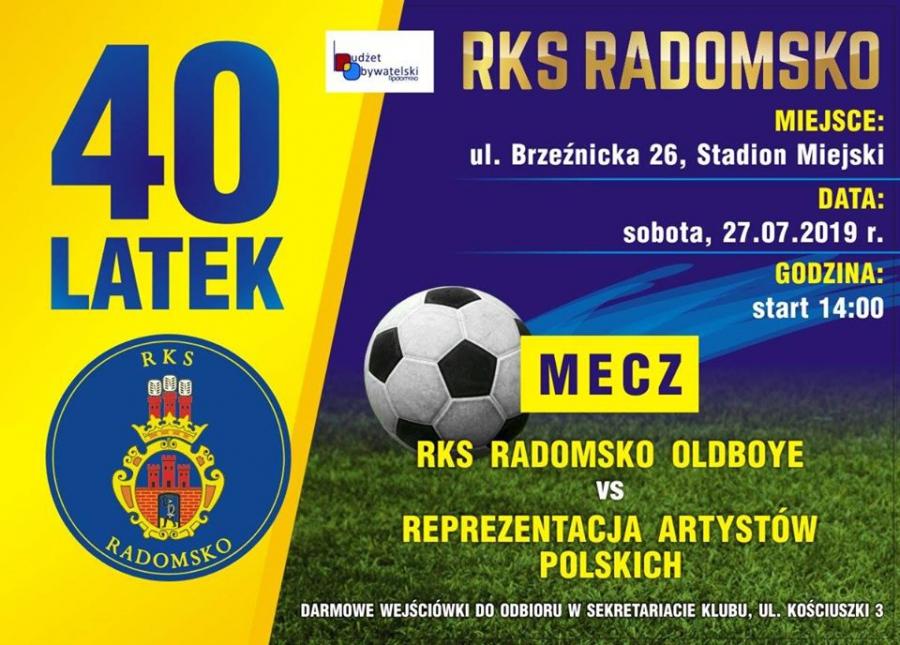 RKS Radomsko świętuje czterdzieste urodziny. W sobotę od południa