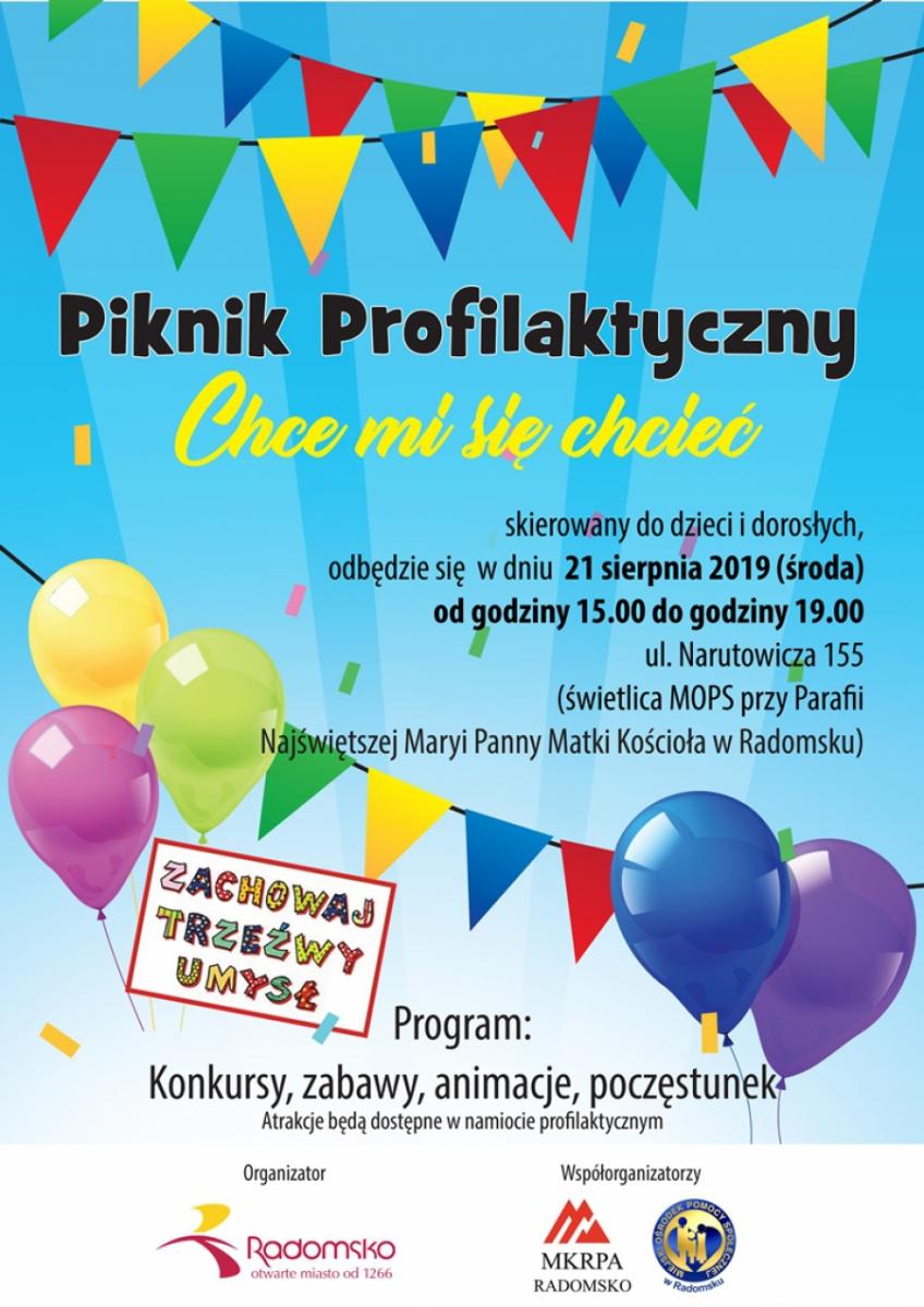 Piknik profilaktyczny „Chce mi się chcieć”