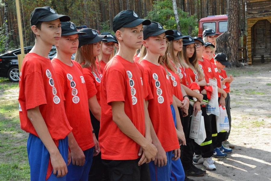 Obóz Młodzieżowych Drużyn Pożarniczych w Białym Brzegu