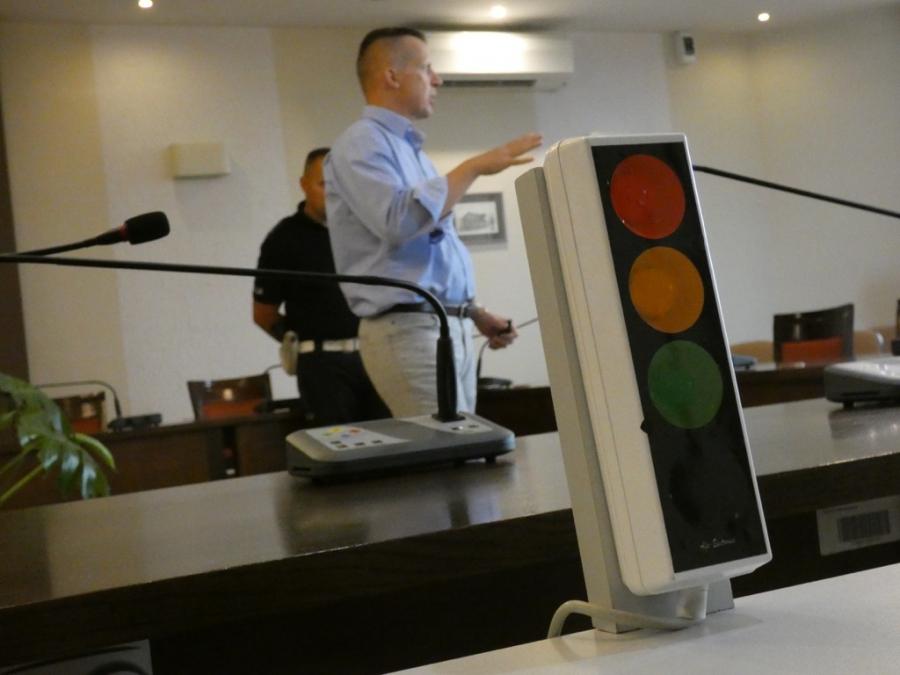 Senior bezpieczny na drodze. Edukacyjna akcja w Starostwie Powiatowym