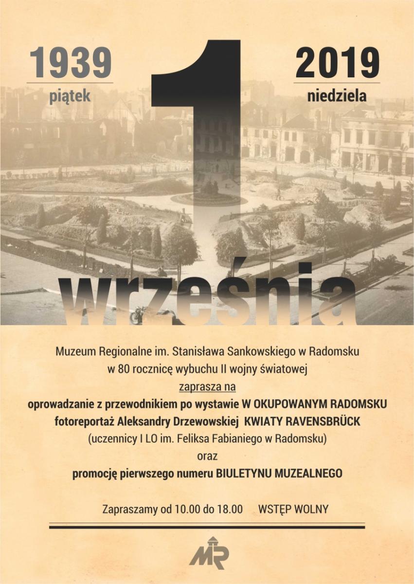 80. rocznica wybuchu wojny: zwiedzanie wystawy w muzeum z przewodnikiem