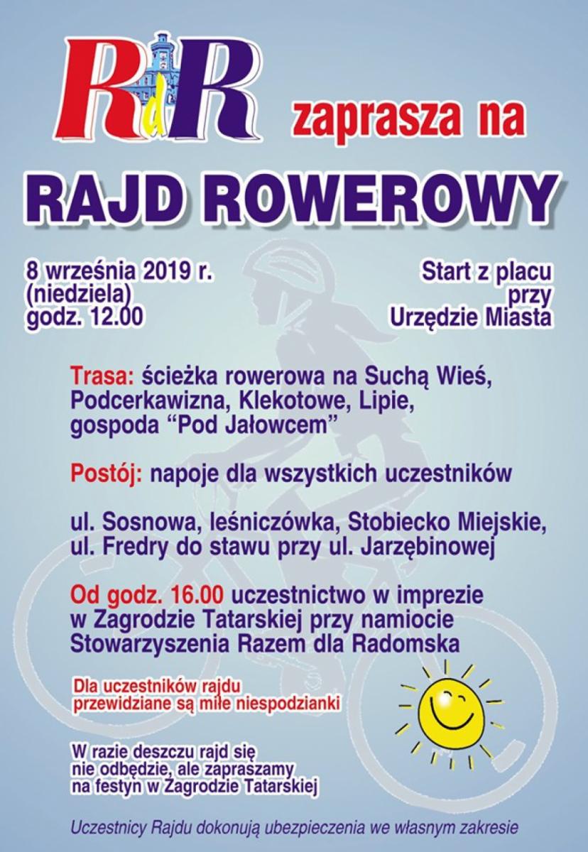Razem dla Radomska zaprasza na rajd rowerowy w najbliższą niedzielę