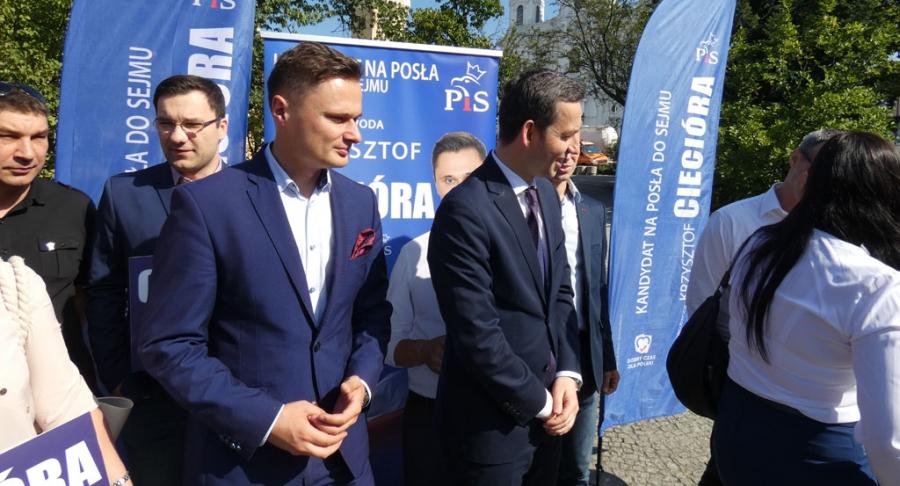 Wiceminister Ociepa: chcę prosić mieszkańców o głos na Krzysztofa Cieciórę