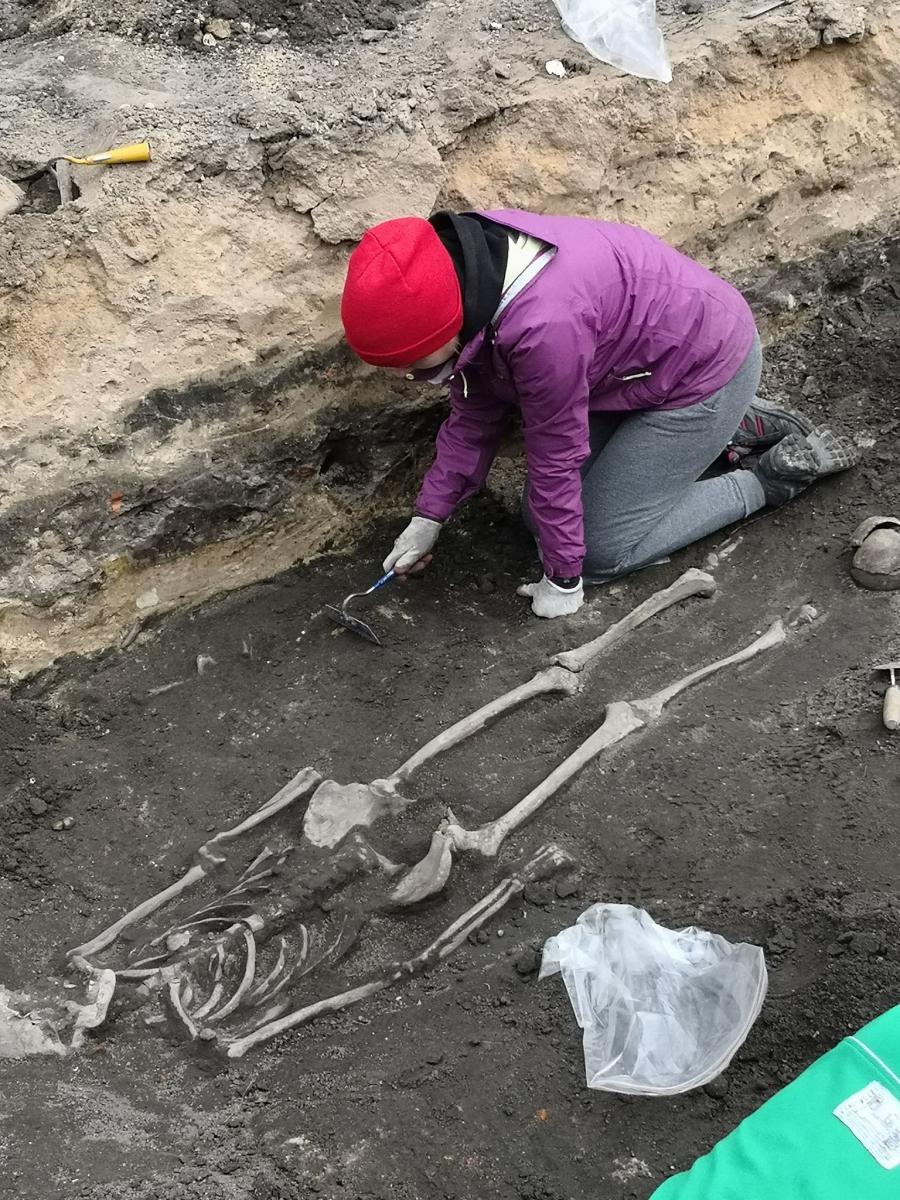 [REMONT REYMONTA] Archeolodzy pracują i znajdują kolejne kości