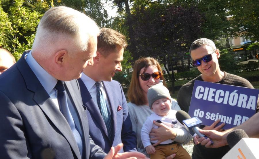 Gowin o Cieciórze: 3,5 mln zł na basen, które pozyskał, to zapowiedź jego możliwości