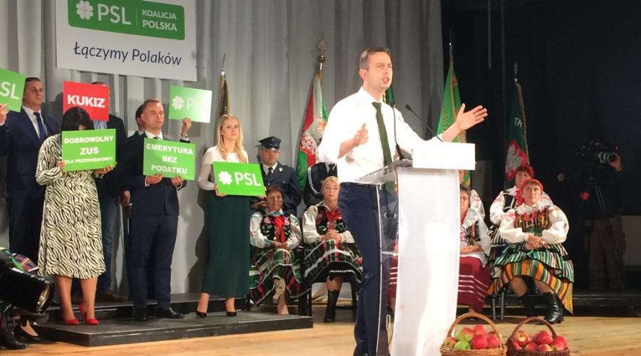 Kosiniak-Kamysz w Przedborzu: Na najemników i niewolników się nie piszemy