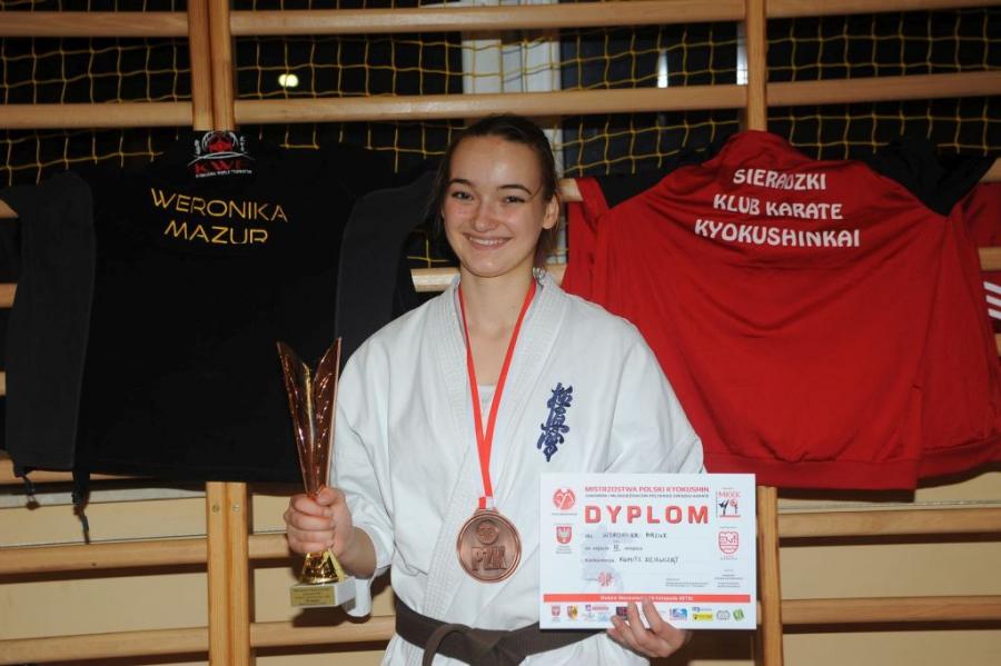 [ZDJĘCIA] Weronika Mazur wywalczyła brązowy medal mistrzostw Polski