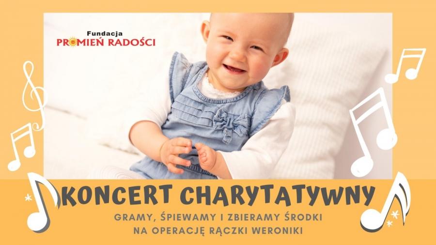 Fundacja Promień Radości zaprasza na charytatywny koncert dla Weroniki