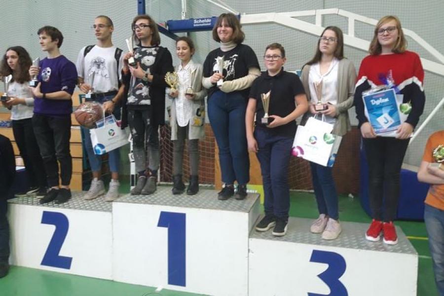 XIV Mistrzostw Jaworzna w Scrabble dla uczniów: Maria i Martyna trzecie