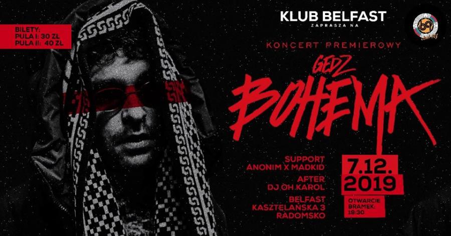 W klubie Belfast wystąpi Gedziula z albumem 