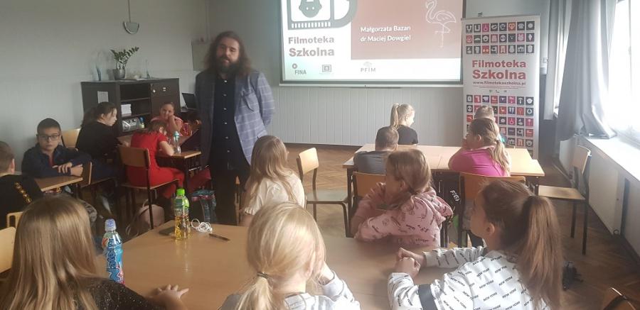 Warsztaty filmowe dla uczniów podstawówki w I LO