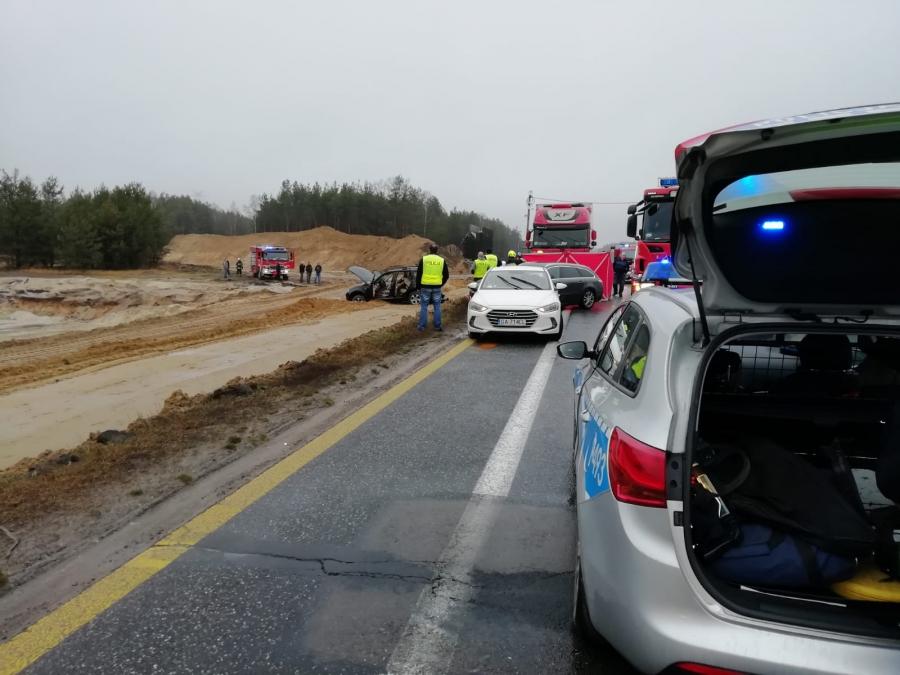 Śmiertelny wypadek na DK1 koło miejscowości Brodowe. Zginął 74-latek