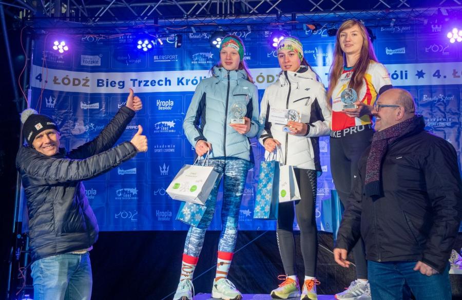 Marta Olczyk stanęła na podium w Łódzkim Biegu Trzech Króli