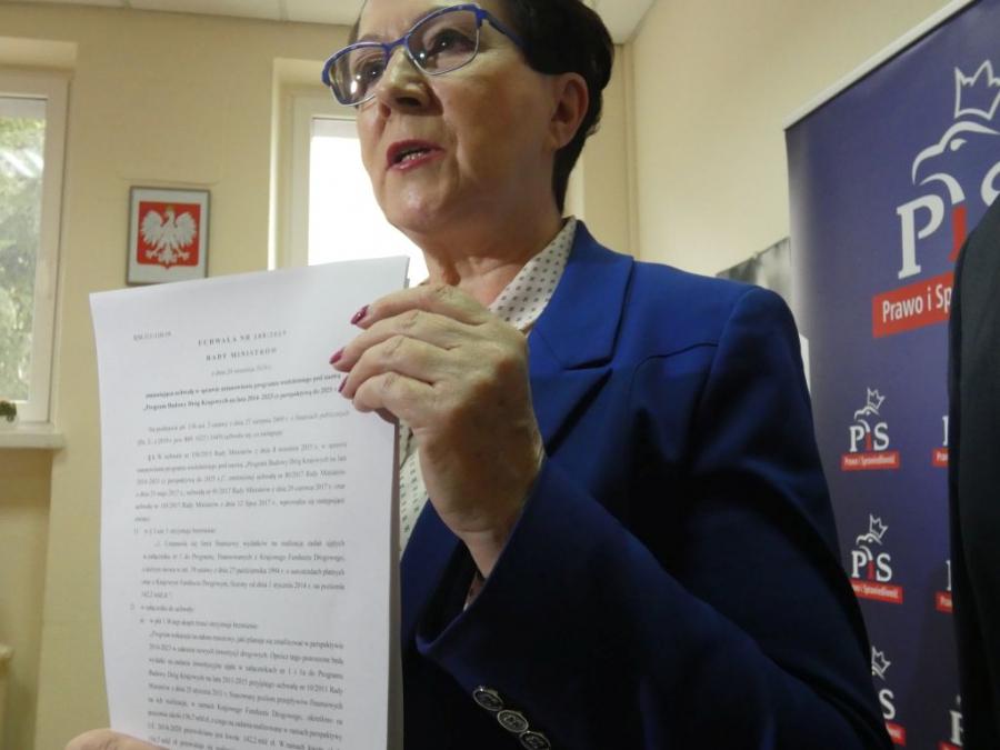 Poseł Milczanowska: pieniądze na obwodnice są. Pytanie: kiedy ją zbudują?