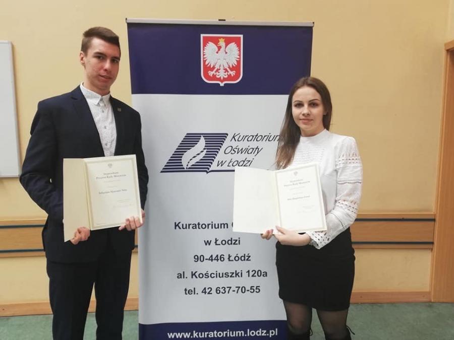 Inez Zatoń i Sebastian Nita stypendystami prezesa Rady Ministrów